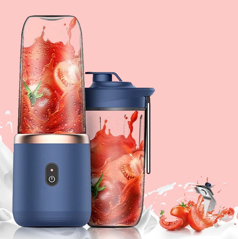 Liquidificador Portátil Elétrico 6 Lâminas + Copo - USB