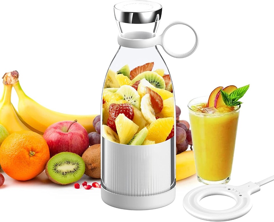 Garrafa Liquidificador Mixer portátil   smoothie milkshake suco comida para bebê